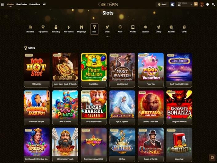 Guide des jackpots progressifs sur GoldSpin Casino 